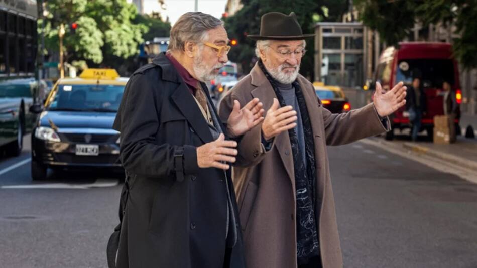 Luis Brandoni y Robert De Niro. Foto: NA