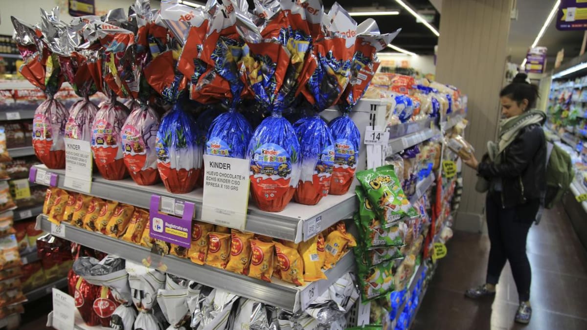 Huevos de Pascua en oferta.