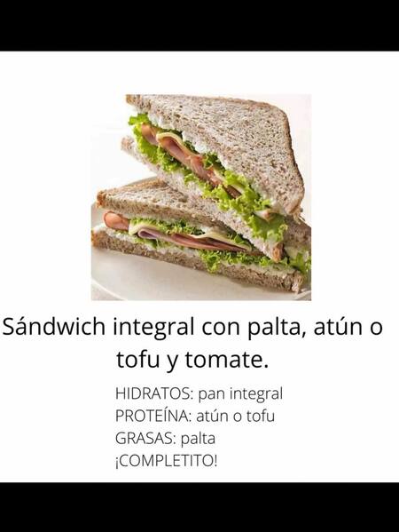 Desayunos completos. Foto Instagram @nutri.sm