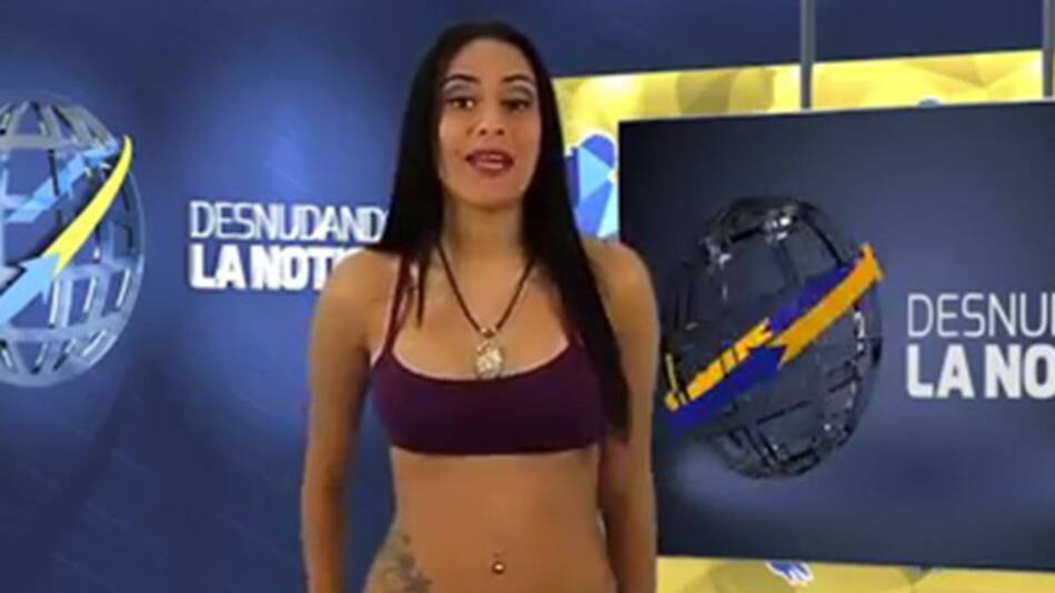 Desnudo de presentadora venezolana