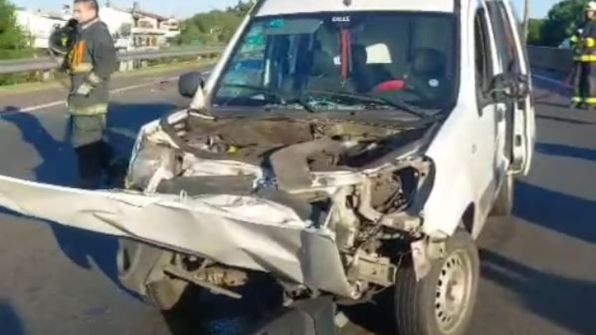Impactante choque en la General Paz: ocho heridos, personas atrapadas e intervención del SAME aéreo
