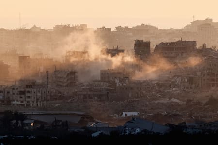 Ataques en la Franja de Gaza. Foto: REUTERS/Amir Cohen.