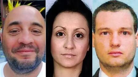 Bizer Dzhambazov, Katrin Ivanova y Orlin Roussev, detenidos en Reino Unido por espionaje.