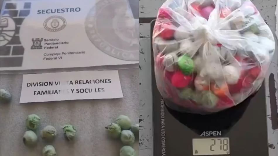 Utilizaron a un menor para ingresar drogas a una cárcel de Mendoza. Foto: captura video.