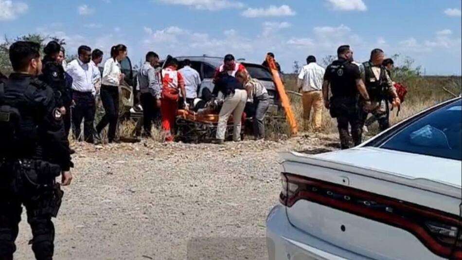 Trágico accidente con el equipo de Sheinbaum. Foto: X