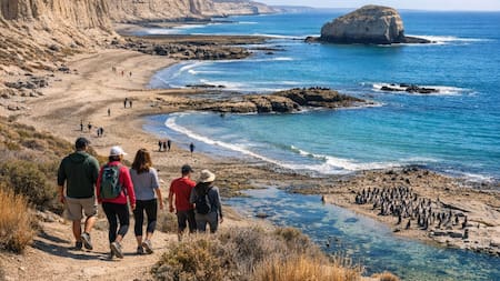 El tesoro patagónico donde la estepa se hunde en el mar y el turismo bate récords