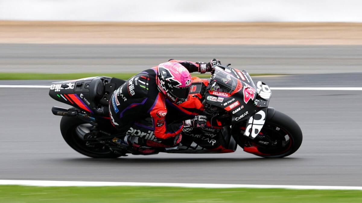Aleix Espargaró, ganador del Gran Premio de Gran Bretaña de MotoGP. Foto: Reuters.