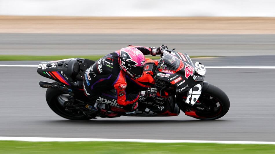 Aleix Espargaró, ganador del Gran Premio de Gran Bretaña de MotoGP. Foto: Reuters.