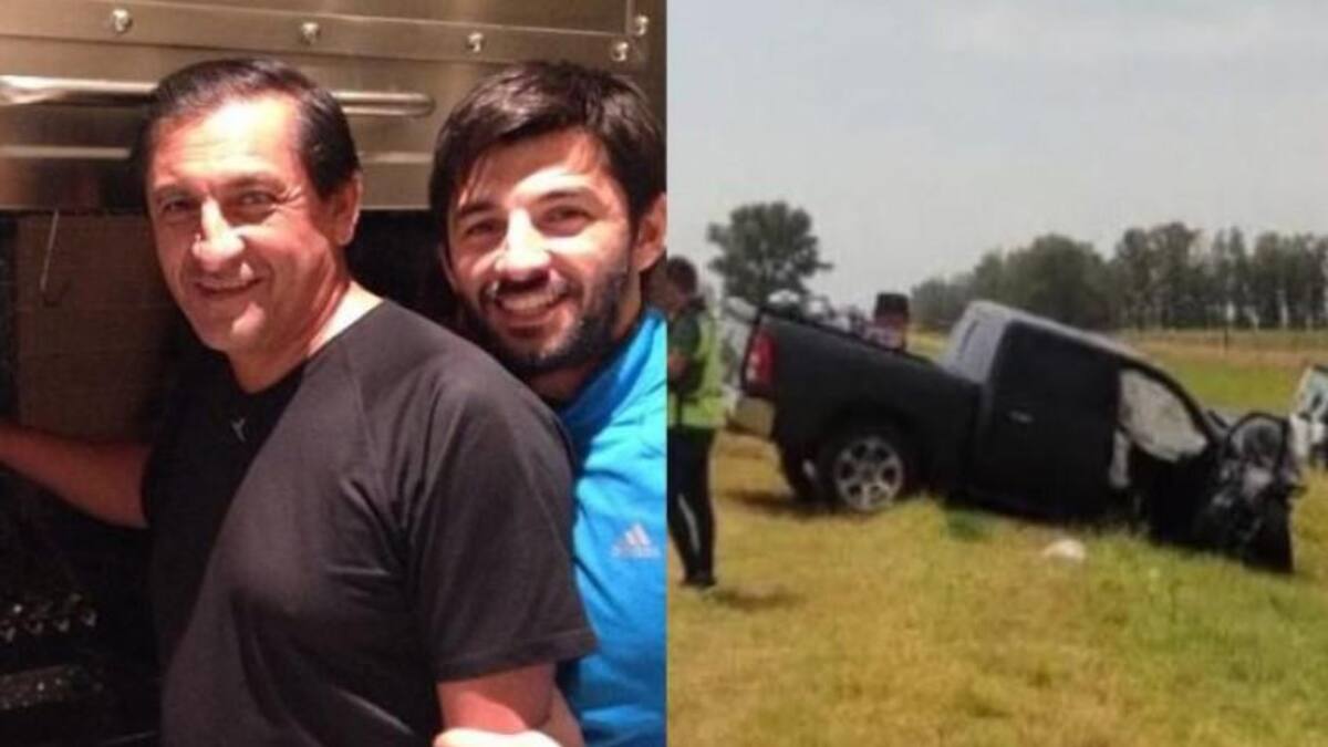 Michael Díaz, accidente de tránsito. Foto: Télam y redes sociales