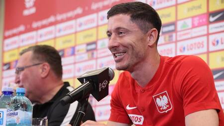 Robert Lewandoski, futbolista polaco. Foto: EFE.