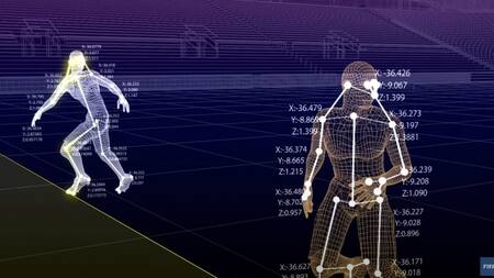 Inteligencia artificial para detectar offside en el Mundial de Qatar. Foto: Captura de video.