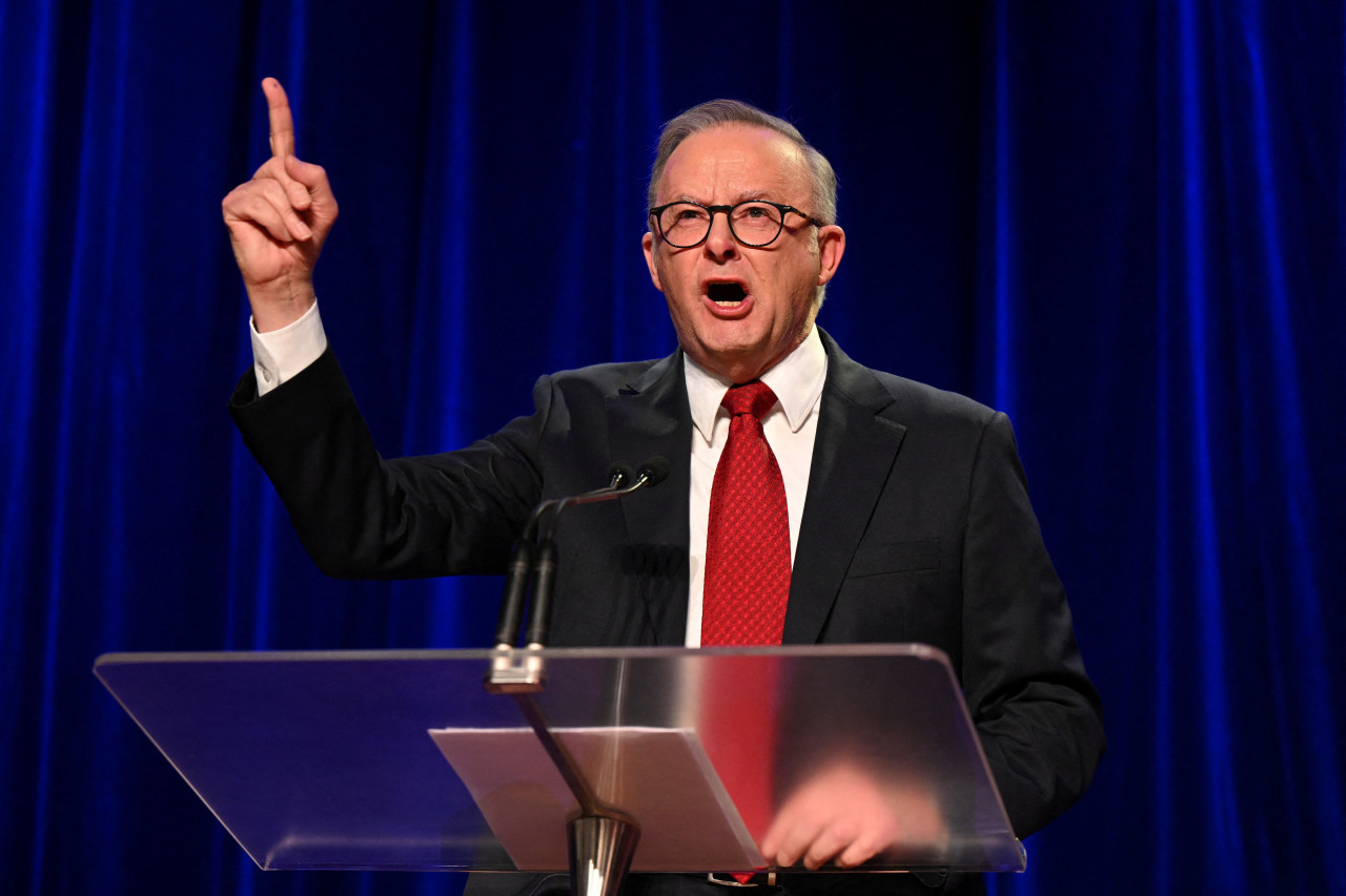 Anthony Albanese, primer ministro de Australia. Foto: REUTERS.