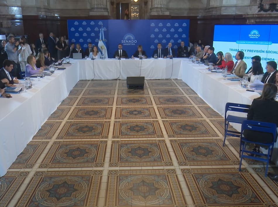 Plenario de Trabajo y Presupuesto en el Senado