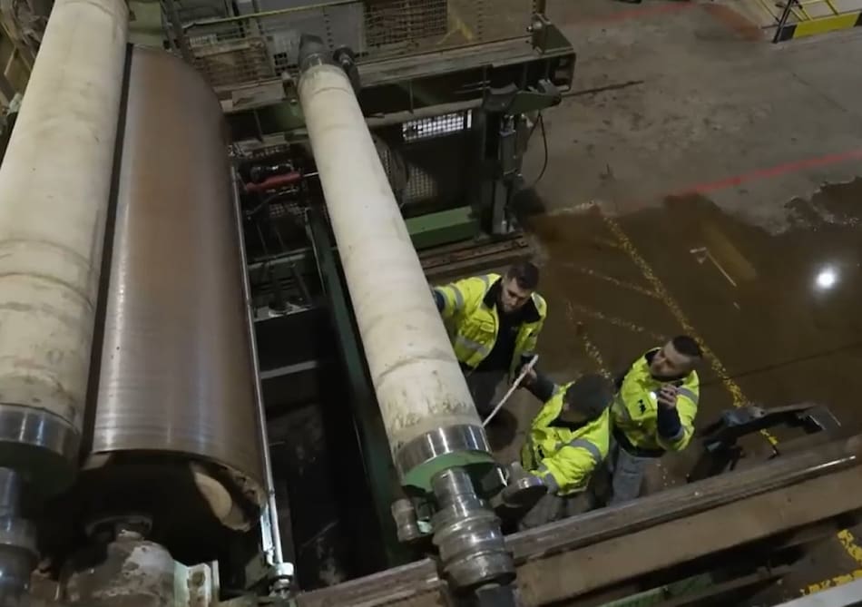 Papelera en Alemania. Foto: captura de video.