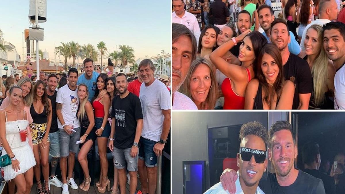 Lionel Messi, fiesta en boliche de Ibiza