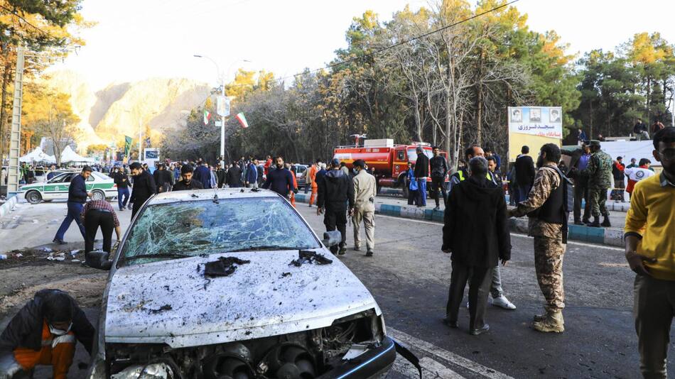 Daños en Irán tras ataque terrorista. Foto: EFE.