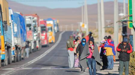 Migración en Chile. Foto: EFE
