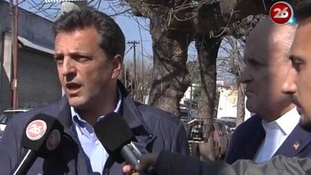 Massa y Giuliani en La Matanza