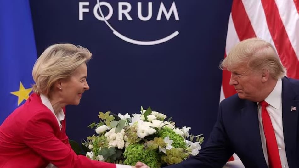 Ursula von der Leyen; Donald Trump.