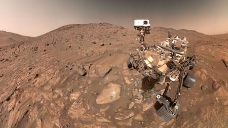 El rover Perseverance de la NASA en Marte. Foto: NASA.