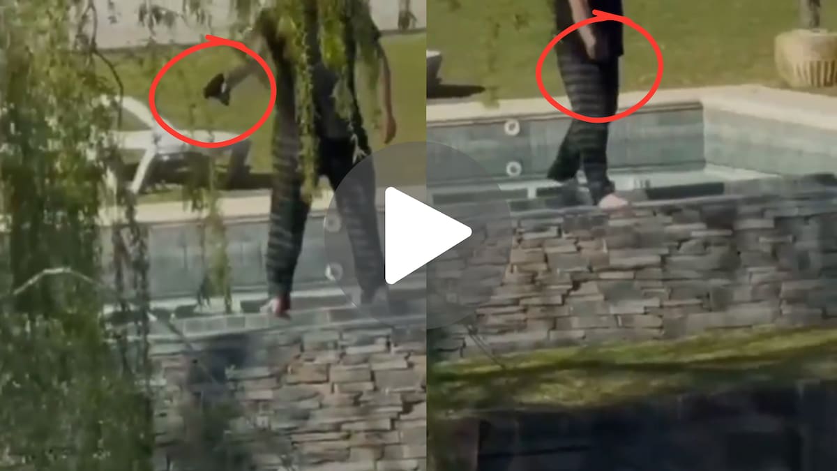 Un vecino de Nordelta fue grabado mientras efectuaba disparos hacia el sector del lago donde se encontraban carpinchos.