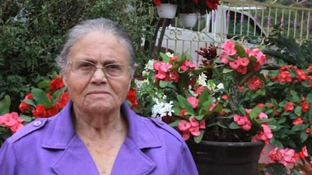 María Consuelo Loera, madre de "El Chapo" Guzmán. Foto: X.