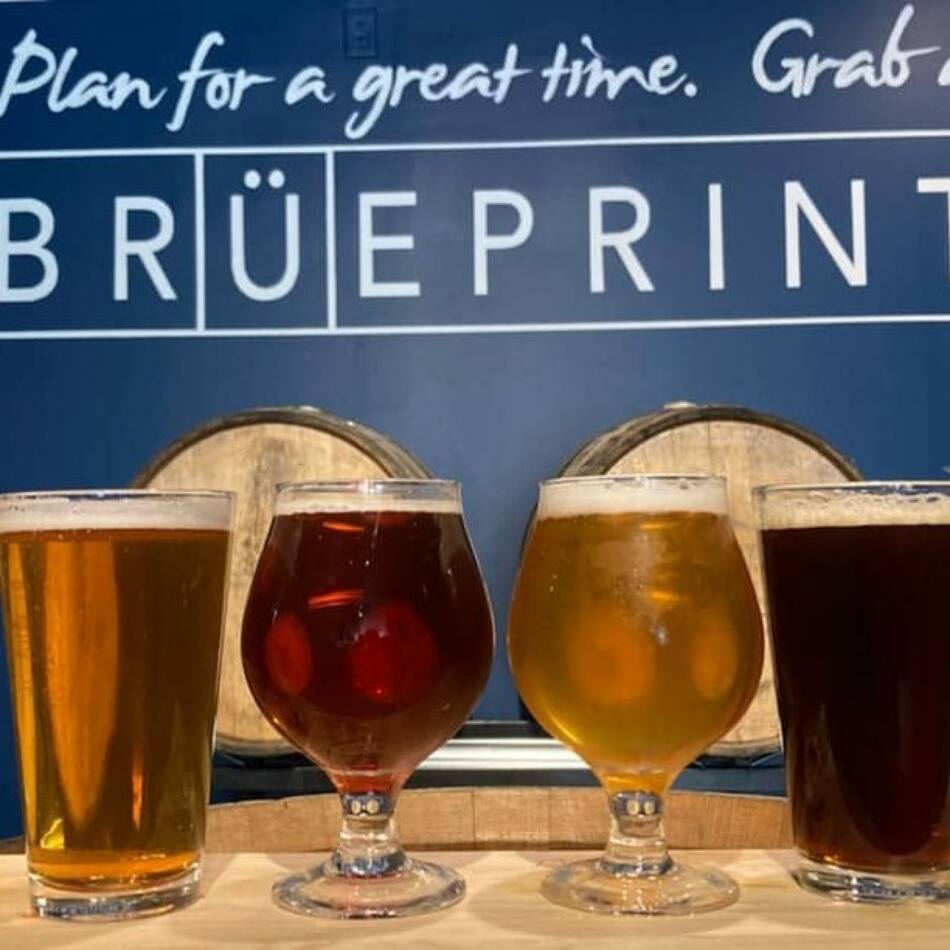 Productos de Brüeprint Brewing Company. Foto: Instagram.