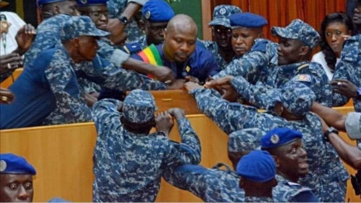 El líder de la oposición senegalesa, Guy Marius Sagna. Foto: Instagram @eograficahistoria1