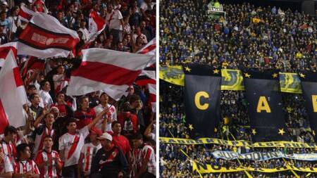 Hinchas de River y de Boca