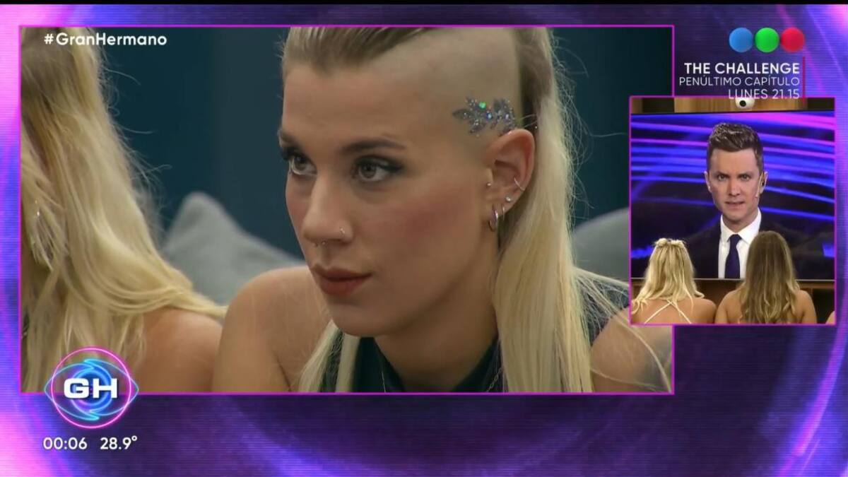 La Tora quedó eliminada. Foto gentileza Gran Hermano.