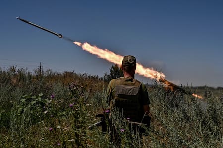 Guerra entre Rusia y Ucrania. Misiles ucranianos. Foto: NA.