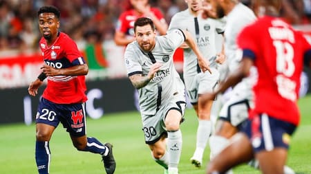 PSG vs. Lille, Messi, EFE