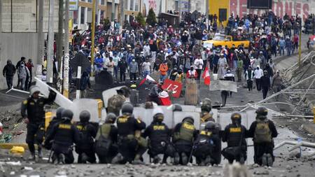 Protestas en Perú_Télam