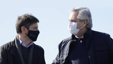 Axel Kicillof y Alberto Fernández, Gobierno, NA
