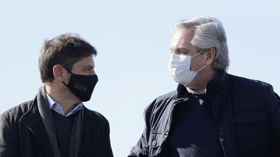 Axel Kicillof y Alberto Fernández, Gobierno, NA