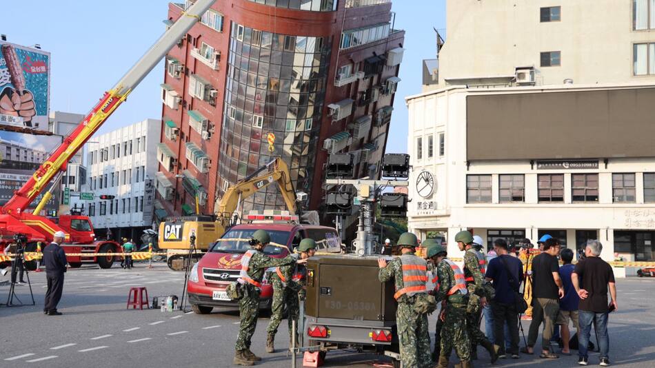 Terremoto en Taiwán. Foto: EFE
