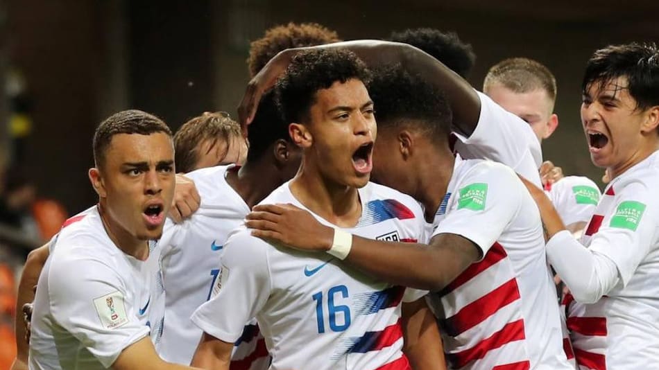 Mundial Sub20 de Polonia - Estados Unidos vs. Nigeria - Gol de Estados Unidos - Fútbol - Deportes