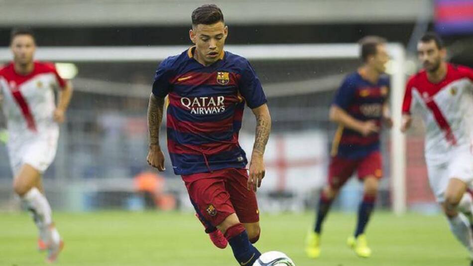Maximiliano Rolón, ex jugador del Barcelona. Foto: Reuters.