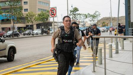 Policía Ecuador. Foto: EFE