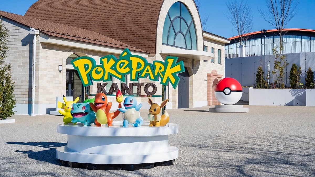 El parque temático PokéPark-Kanto en Tokio, Japón.
