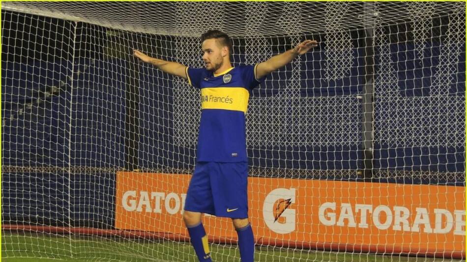 Liam Payne en la Bombonera. Foto: NA.