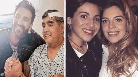 Leopoldo Luque, Diego Maradona, Gianinna Maradona, Dalma Maradona