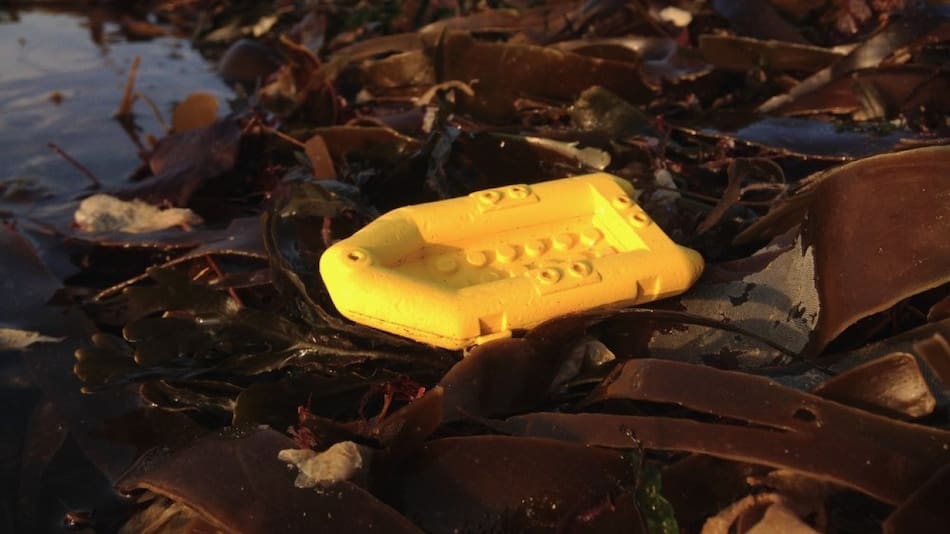 Legos encontrados en las costas de UK. Fuente: Facebook Lego Lost At Sea