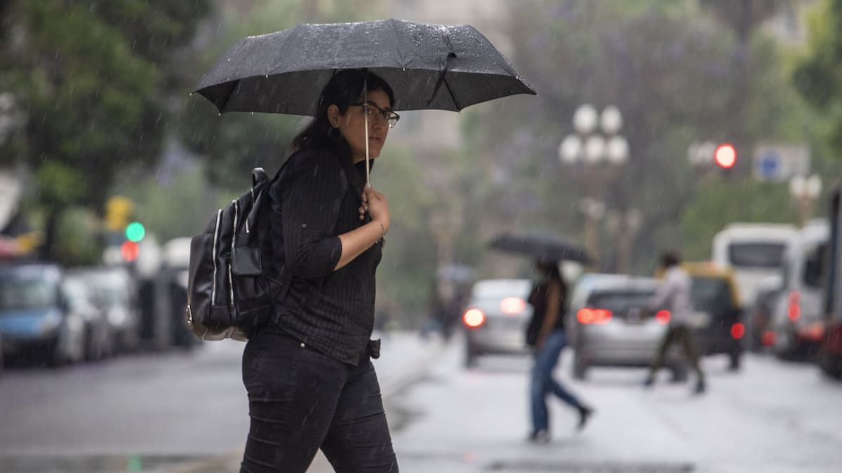 Clima, lluvias, tormentas. Foto: NA.