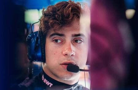 Franco Colapinto, piloto de Fórmula 1, en el Gran Premio de Austria con Alpine.