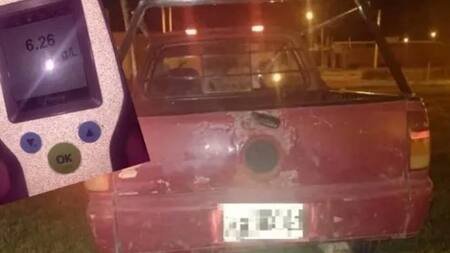 El alcoholímetro marcó la cifra récord. Foto: NA