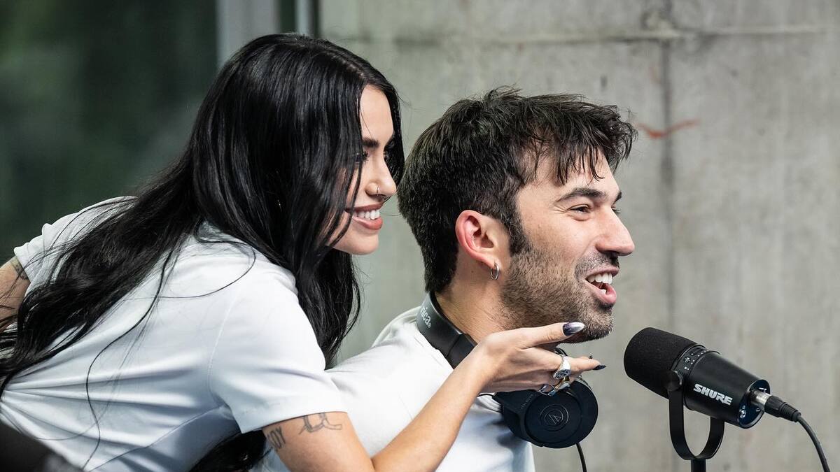 Lali Espósito y Pedro Rosemblat.