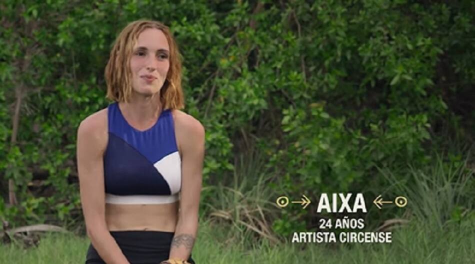 Aixa, participante de "Survivor Expedición Robinson". Foto: captura Telefe.