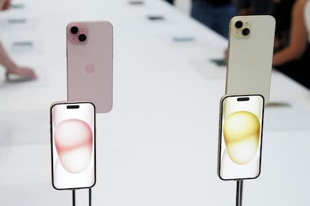 Nuevos modelos de Apple, iPhone15. Foto: Reuters