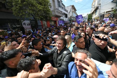 Javier Milei en Santiago del Estero.